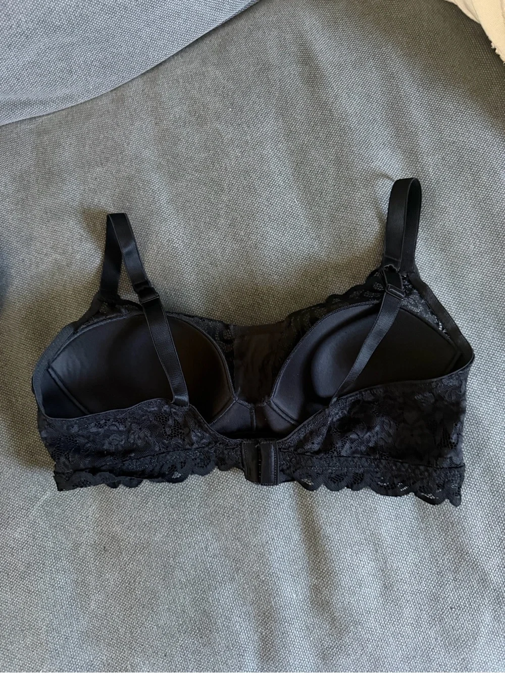 Bali Black Lace‎ Underwire Bra with Adjustable Straps. Sz M